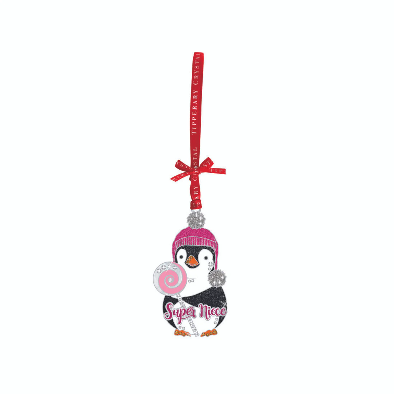 TIPPERARY CRYSTAL Super Niece Hanging Christmas Decoration