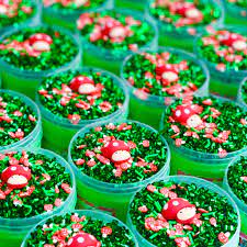 Toadstool Squash 8oz Tub Slime Party - Image 2