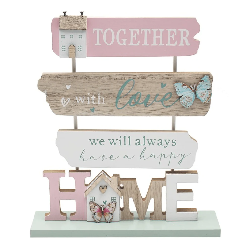 Together With Love Home Sign