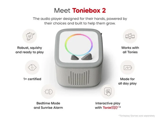 Toniebox 2 Starter Set - Moon Grey - Image 2