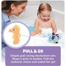 Toomies Swimming Bluey Bath Toy With Seahorse - Image 2