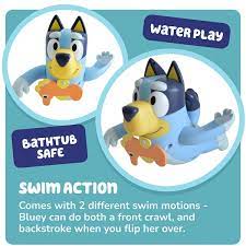 Toomies Swimming Bluey Bath Toy With Seahorse - Image 3