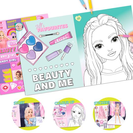 Topmodel Colouring Book Beauty Fun - Image 2