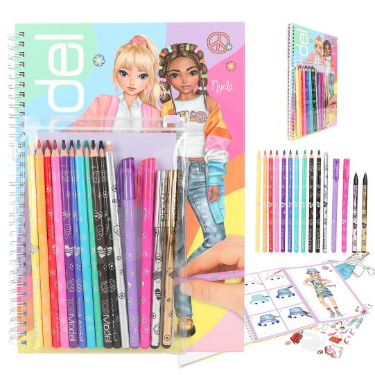 Topmodel Colouring Book With Pen Set - Image 4