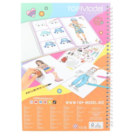 Topmodel Colouring Book With Pen Set - Image 5