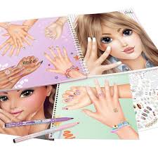 Topmodel Create Your Hand Design Colouring Book - Image 2