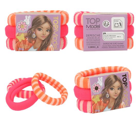 TOPModel Elastic Hairbands Set Assorted Styles - Image 3