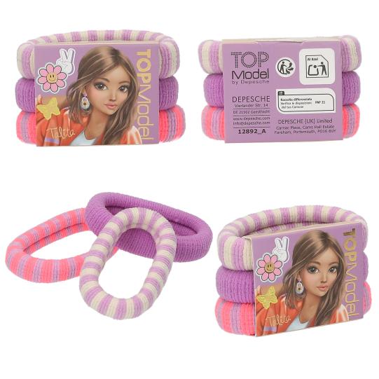 TOPModel Elastic Hairbands Set Assorted Styles - Image 5