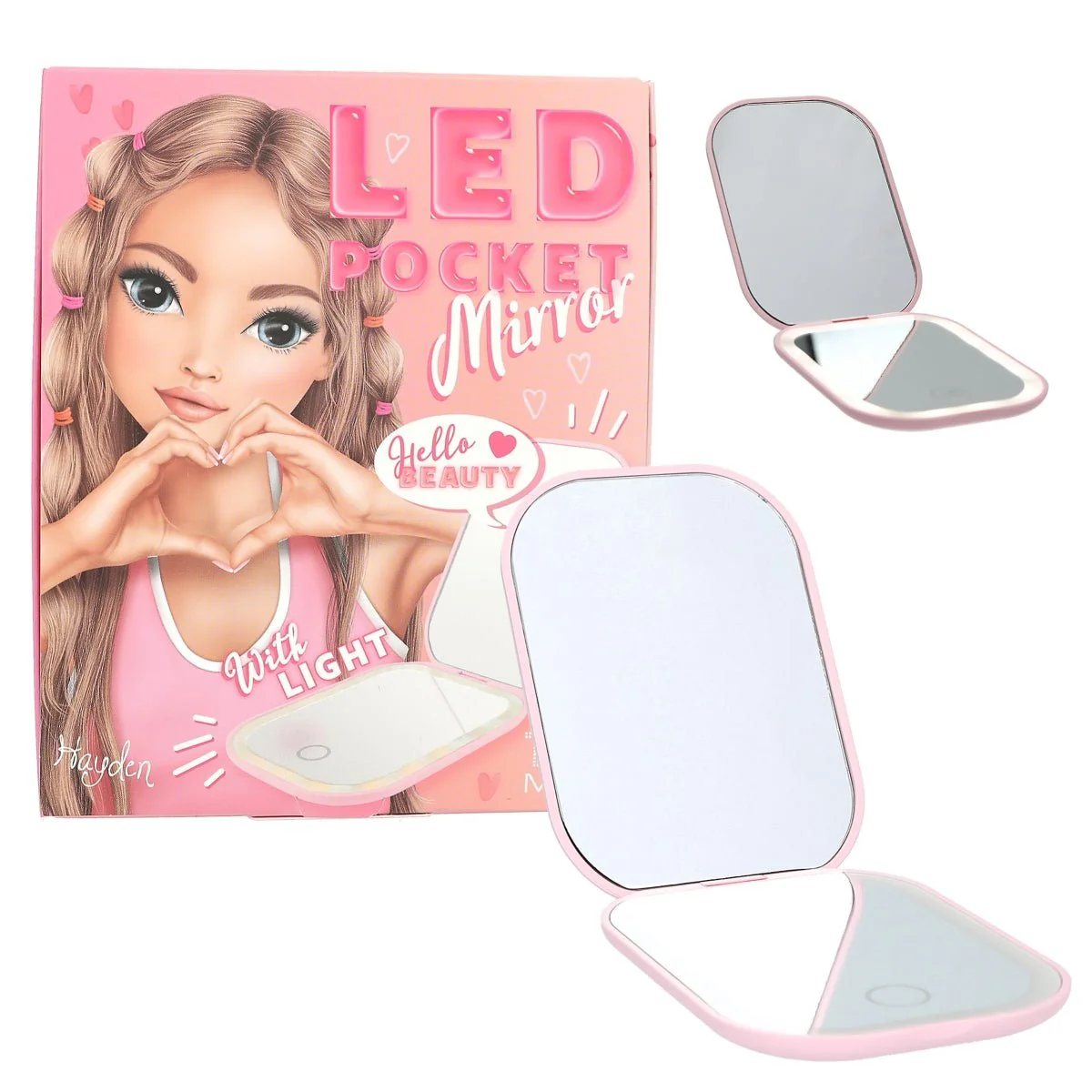 TOPModel Foldable Pocket Mirror with LED BEAUTY and ME - Image 3
