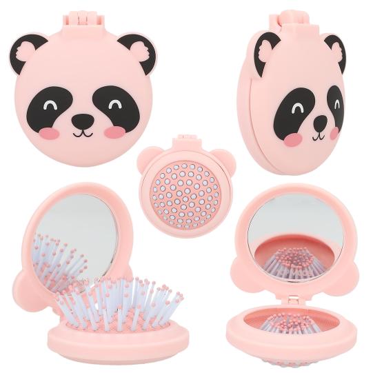 Topmodel Folding Hairbrush With Mirror - Image 2