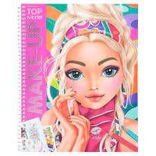 Topmodel Makeup Colouring Book