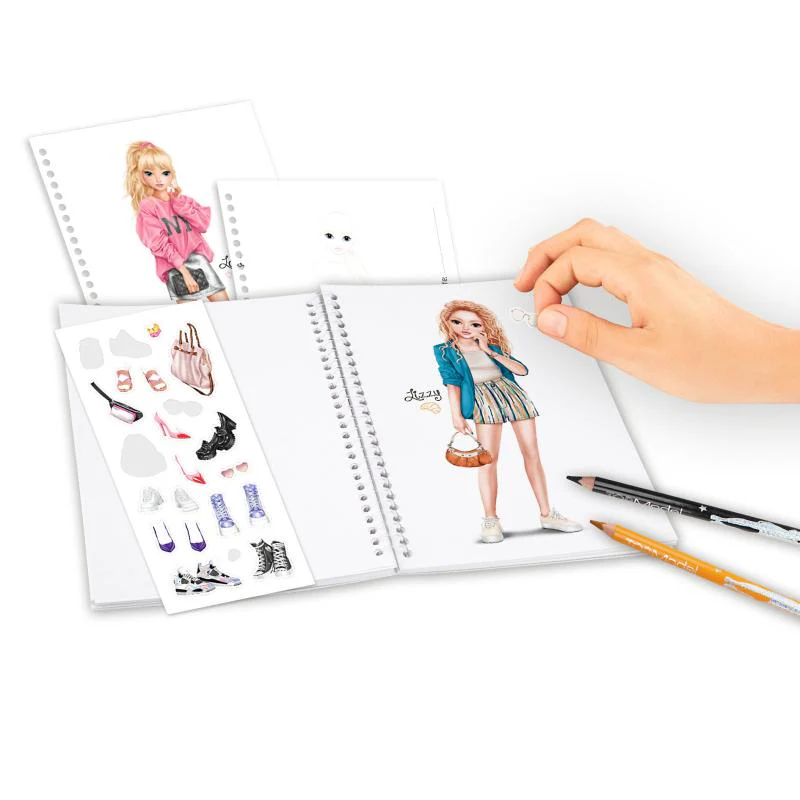 Topmodel Pocket Colouring Book - Image 2