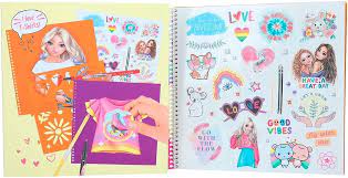 Topmodel Tshirt Designer Colouring Book - Image 2