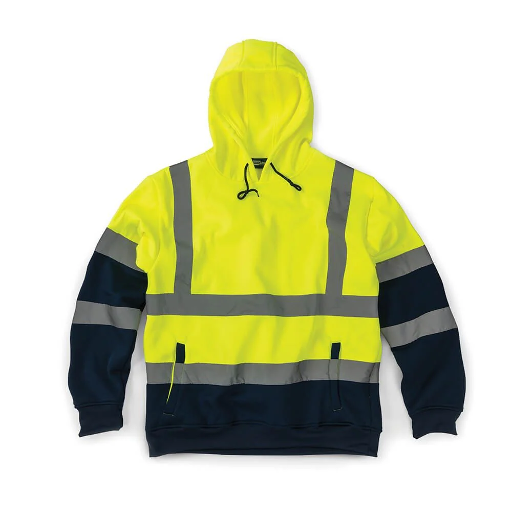 Tough Grit Hi-Vis 2-Tone Hoodie - Large