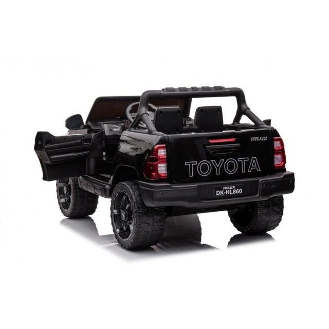 Toyota Hilux 12V Electric Ride On Jeep - Black - Image 2