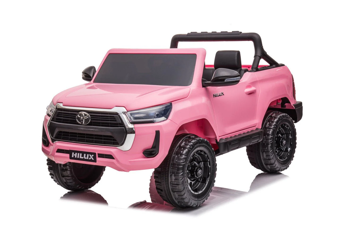 Toyota Hilux 12V Electric Ride On Jeep - Pink - Image 6