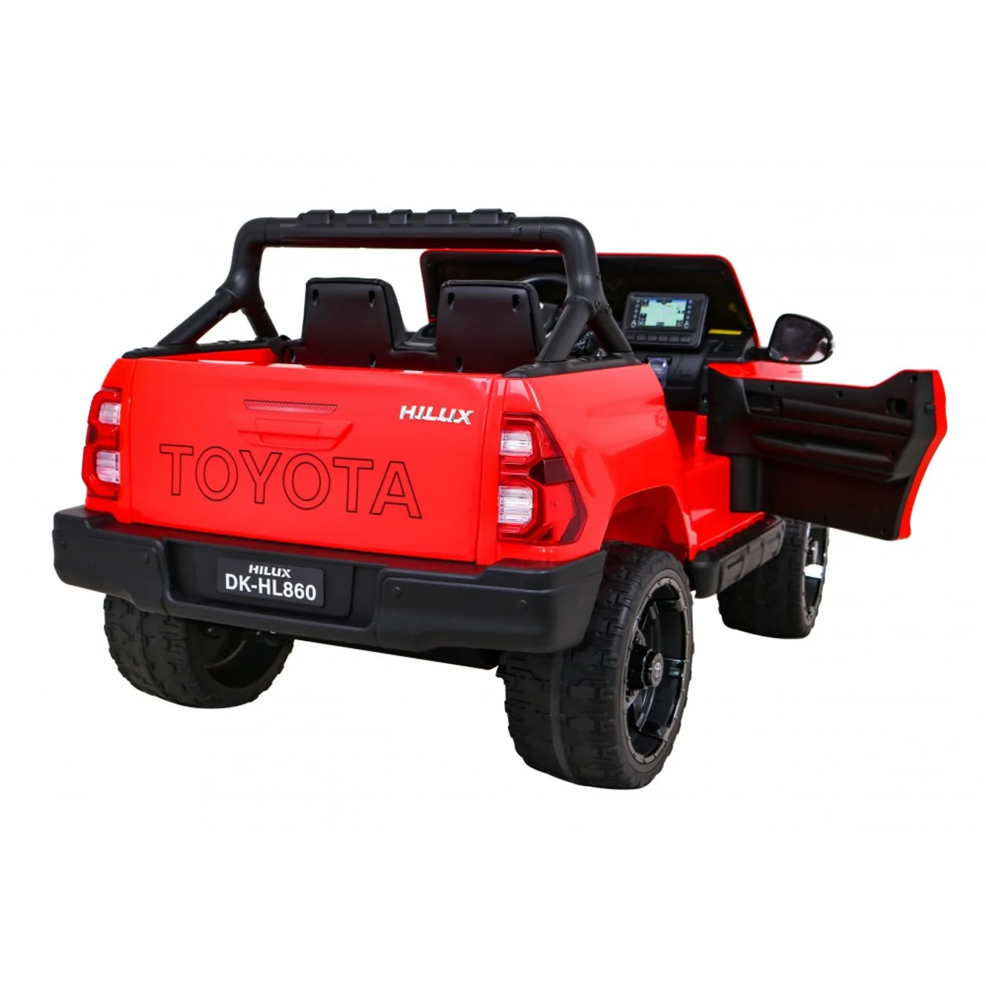 Toyota Hilux 12V Electric Ride On Jeep - Red - Image 2