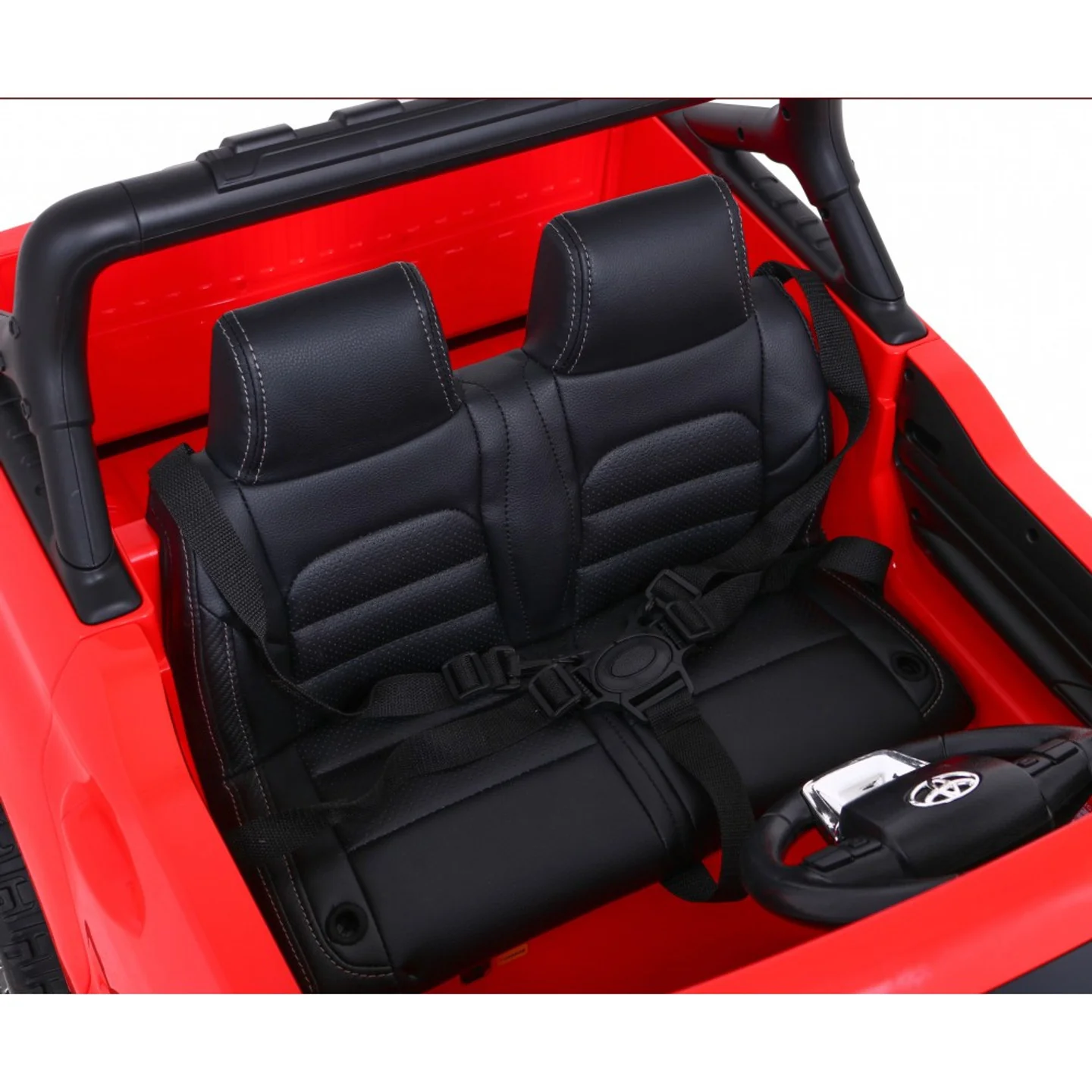 Toyota Hilux 12V Electric Ride On Jeep - Red - Image 5
