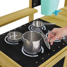 Tp Deluxe Wooden Mud Kitchen - Image 5