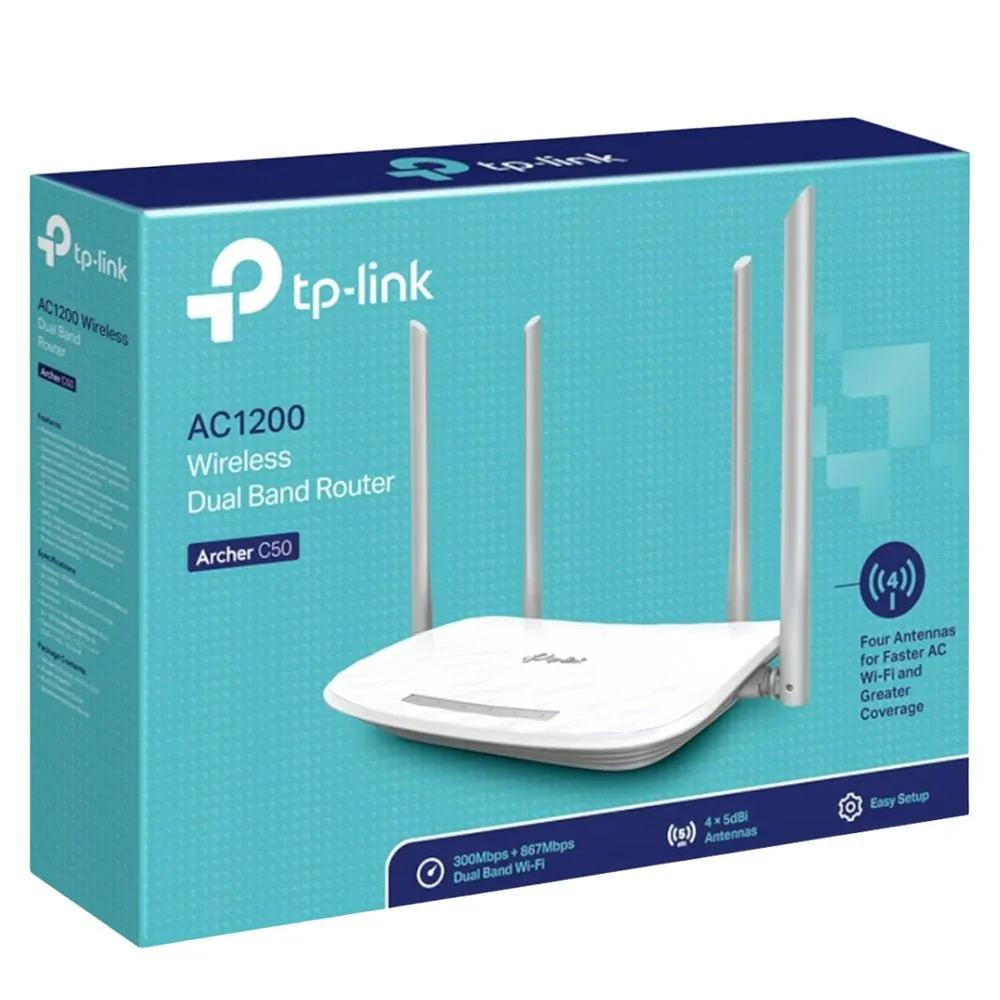 TP-Link Ac1200 Dual Band Wifi Router C50V3 - Image 2