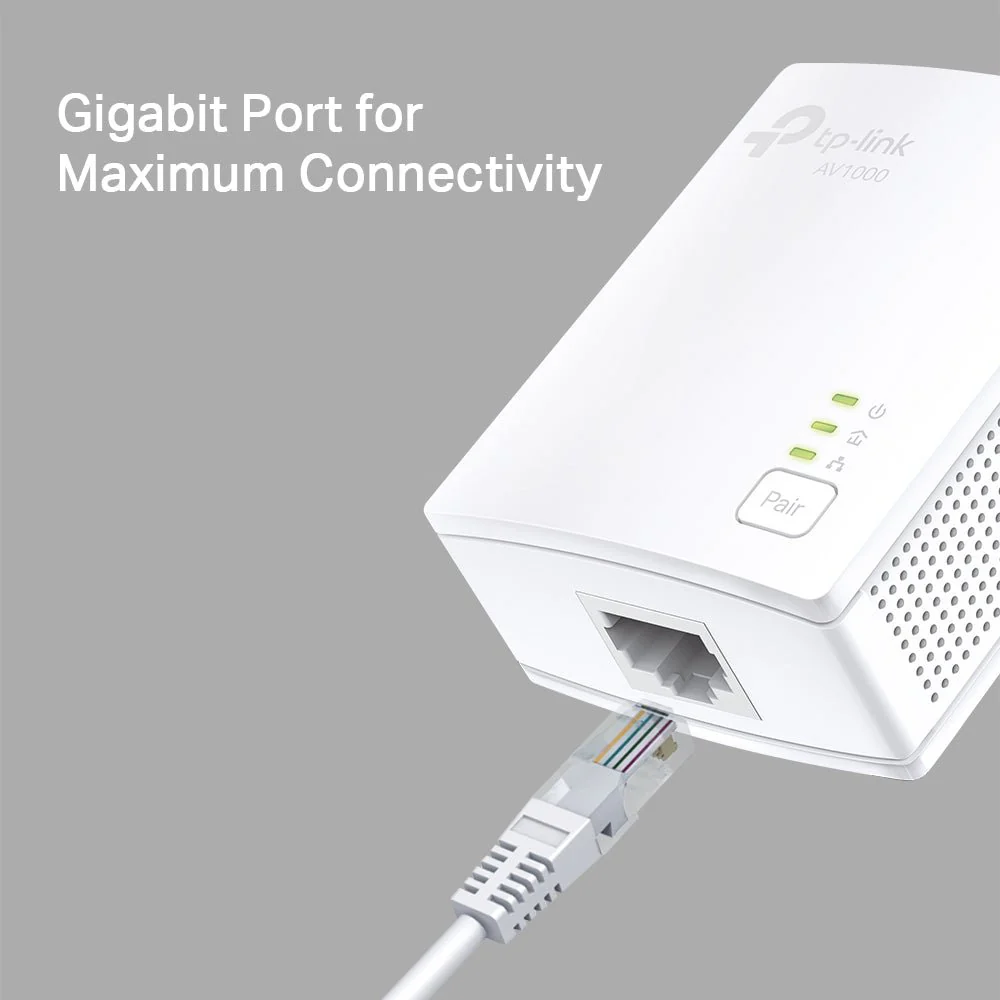 TP-Link AV1000 Gigabit Powerline Starter Kit PA7017KIT - Image 5