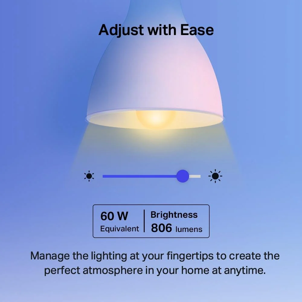 TP-Link Tapo Dimmable Smart Light Bulb B22 - Warm White - Image 3
