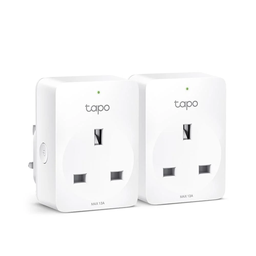 TP-Link Tapo Mini Smart Wi-Fi Socket Plug With Energy Monitoring 2pk