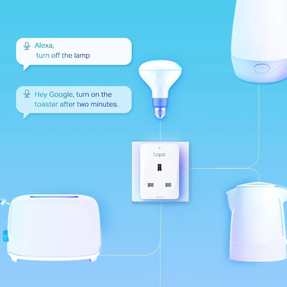 TP-Link Tapo Mini Smart Wi-Fi Socket Plug With Energy Monitoring 2pk - Image 3