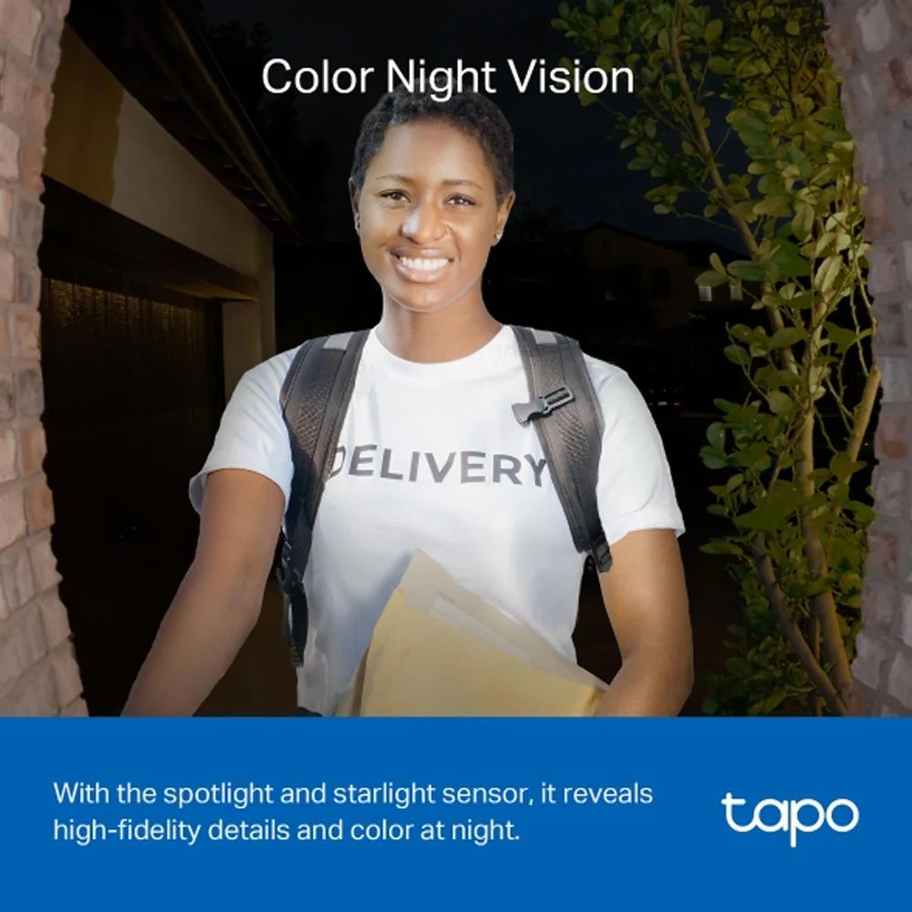 TP-Link Tapo Smart Battery Video Doorbell Camera Kit | Tapod230s1 - Image 8
