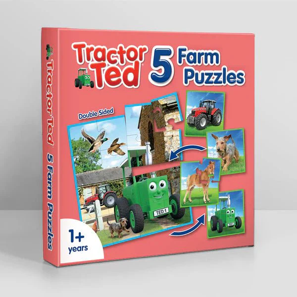 Tractor Ted 5 Farm Puzzles
