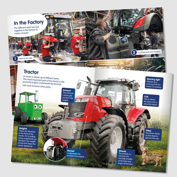 Tractor Ted Lets Look At Tractors Book - Image 2