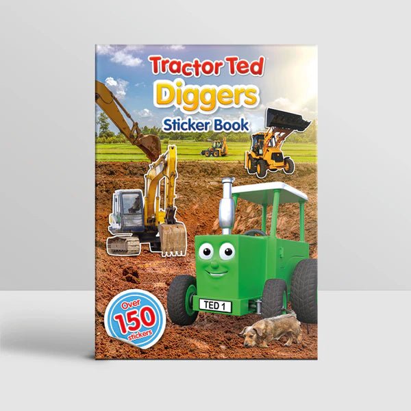 Tractor Ted Sticker Book - Diggers