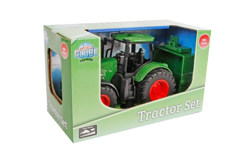 Tractor With Tipper - Green