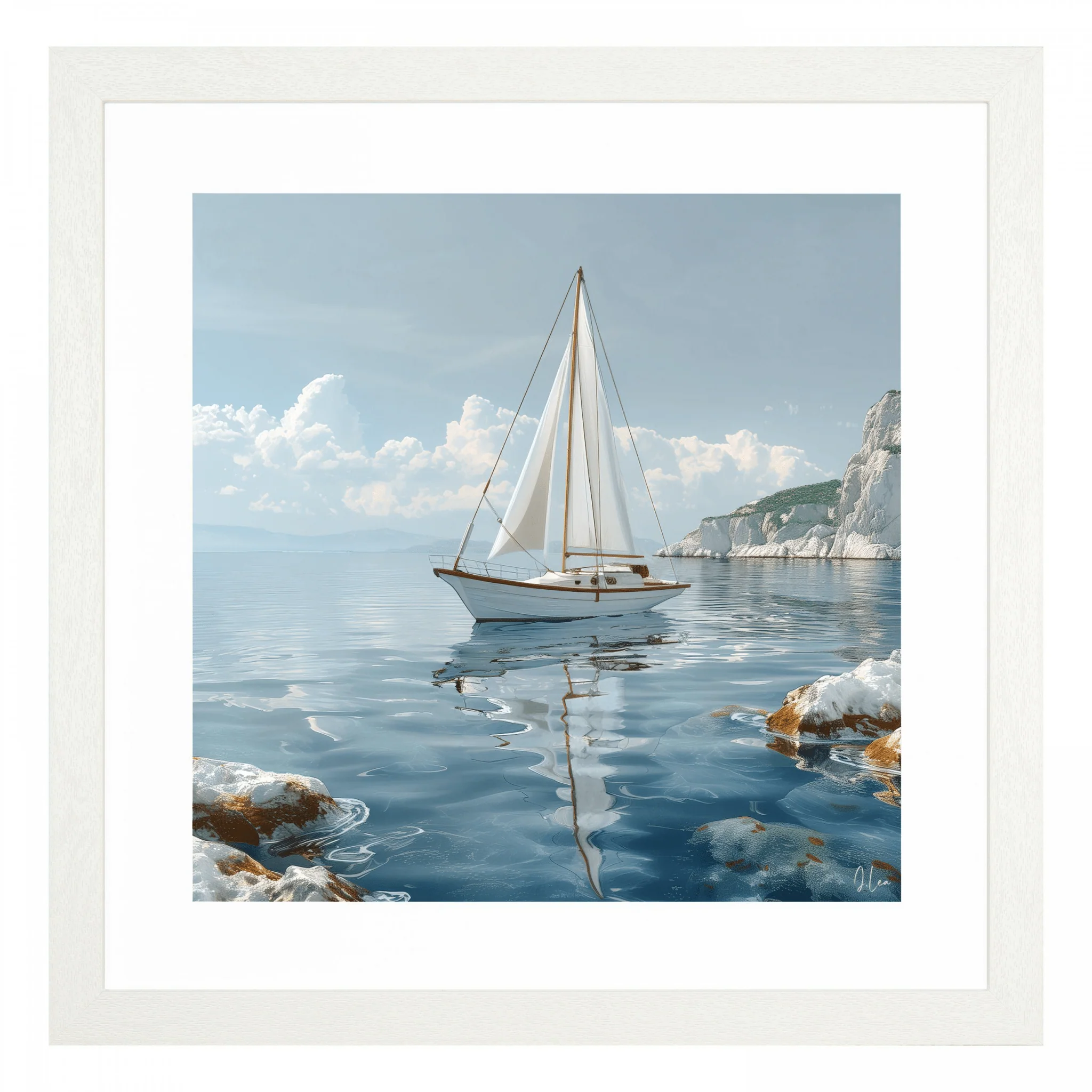 Tranquil Waters Framed Wall Art