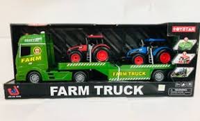 Transporter Truck With 2 Tractors With Sound & Lights 1/12 SCALE - Image 3