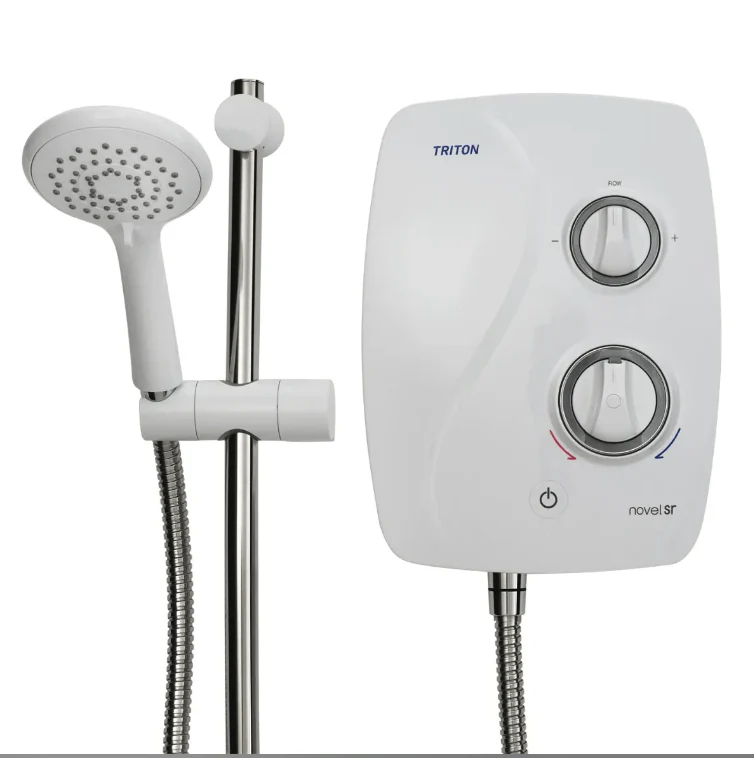 Triton  Novel Sr Power Shower    White  BS2020