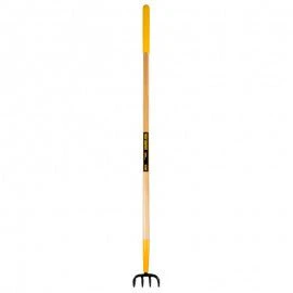 True Temper Cultivator 4 Prong Long Wood Handle (143.5 x 13 x 12.5 cm) - Image 2