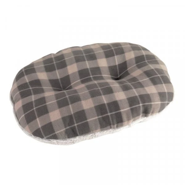 TuffEarth Recycled Grey Fleece Oval Cushion - XL