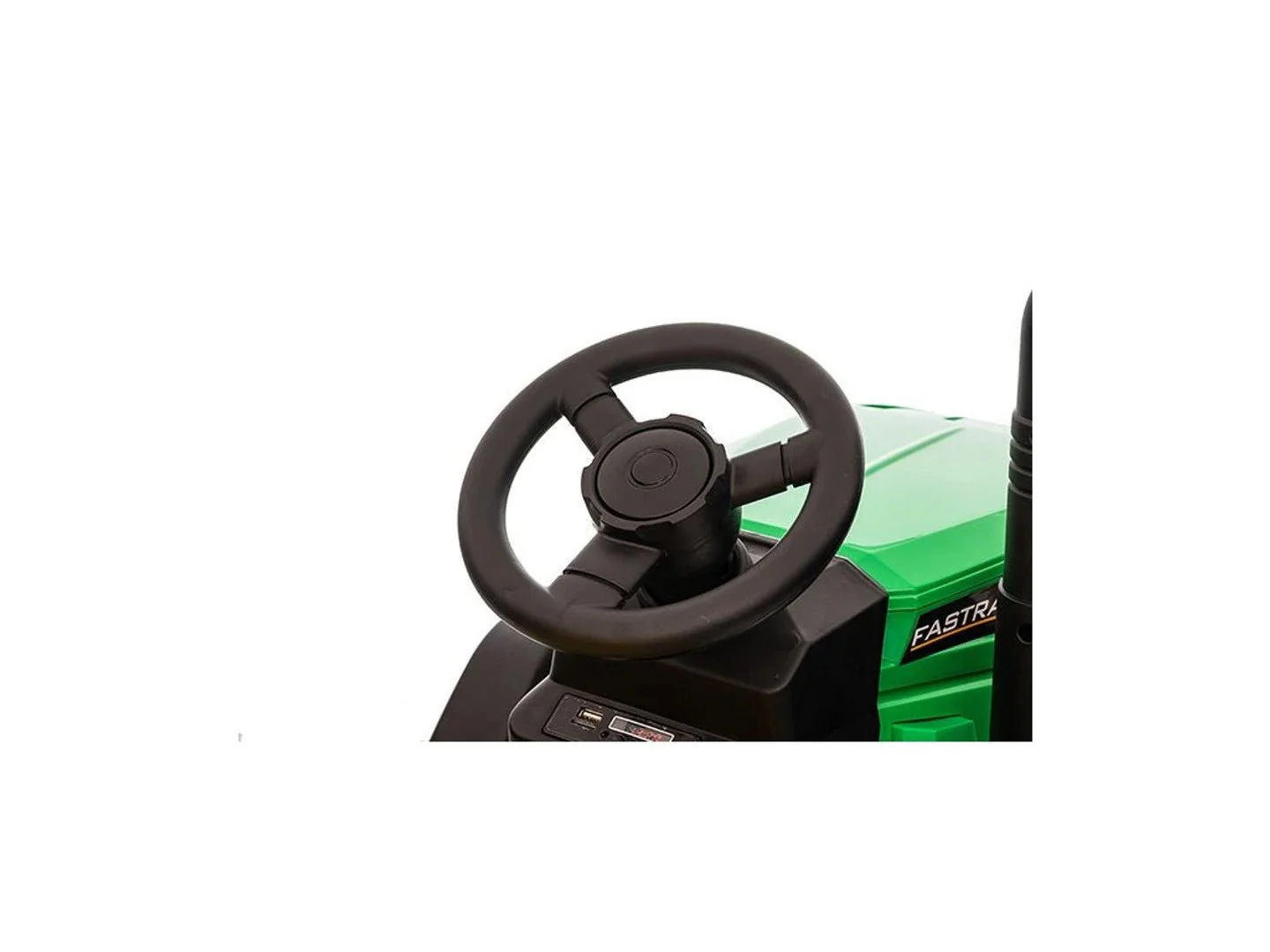Turbo Harvest 12V Electric Ride On Tractor with Trailer Green - Image 6