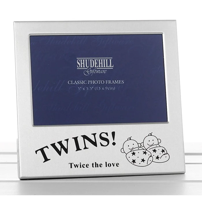 Twins - Twice the Love Photo Frame 5" x 3.5"