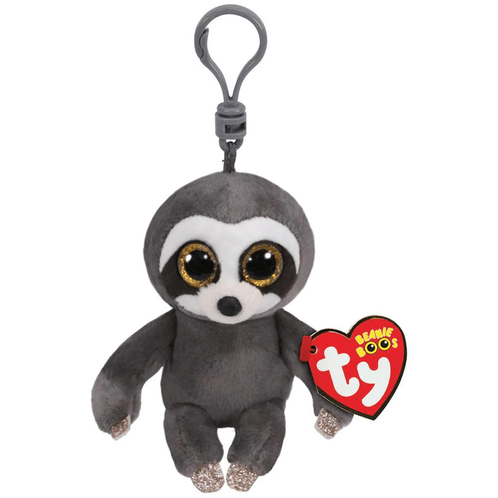 TY Dangler Sloth-Boo Keyring