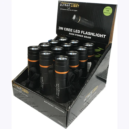Ultralight 3W Cob Led Flashlight 3W