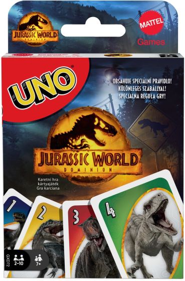 Uno Licensed Jurassic World 3
