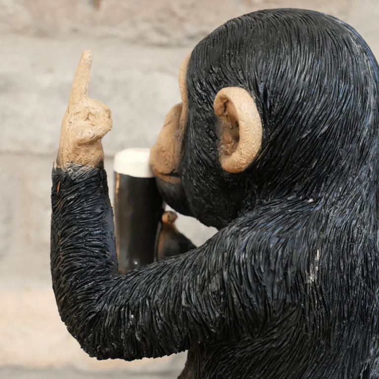 Up Yours Monkey McGuinness Ornament 25cm - Image 3