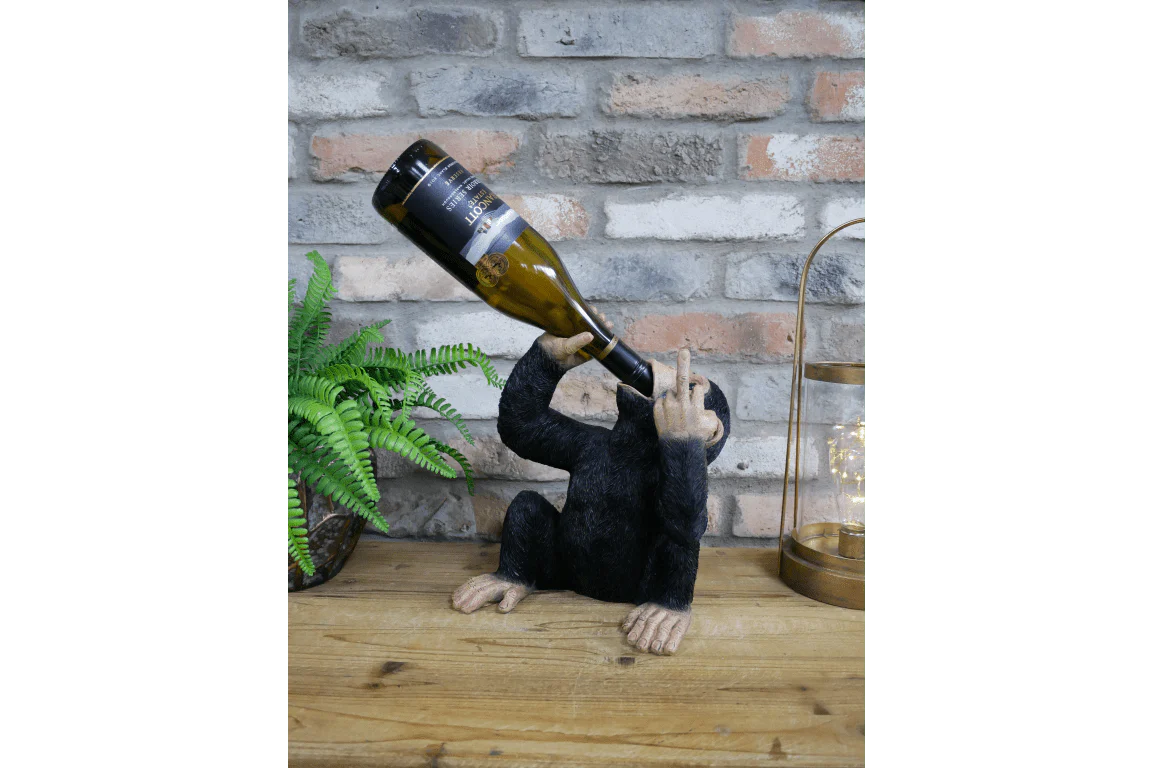 Up Yours Monkey Wine Holder 30cm - Image 5