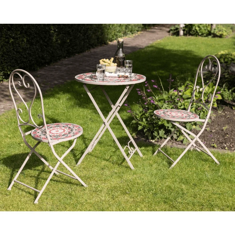 Valencia Mosaic Bistro Garden Furniture Set