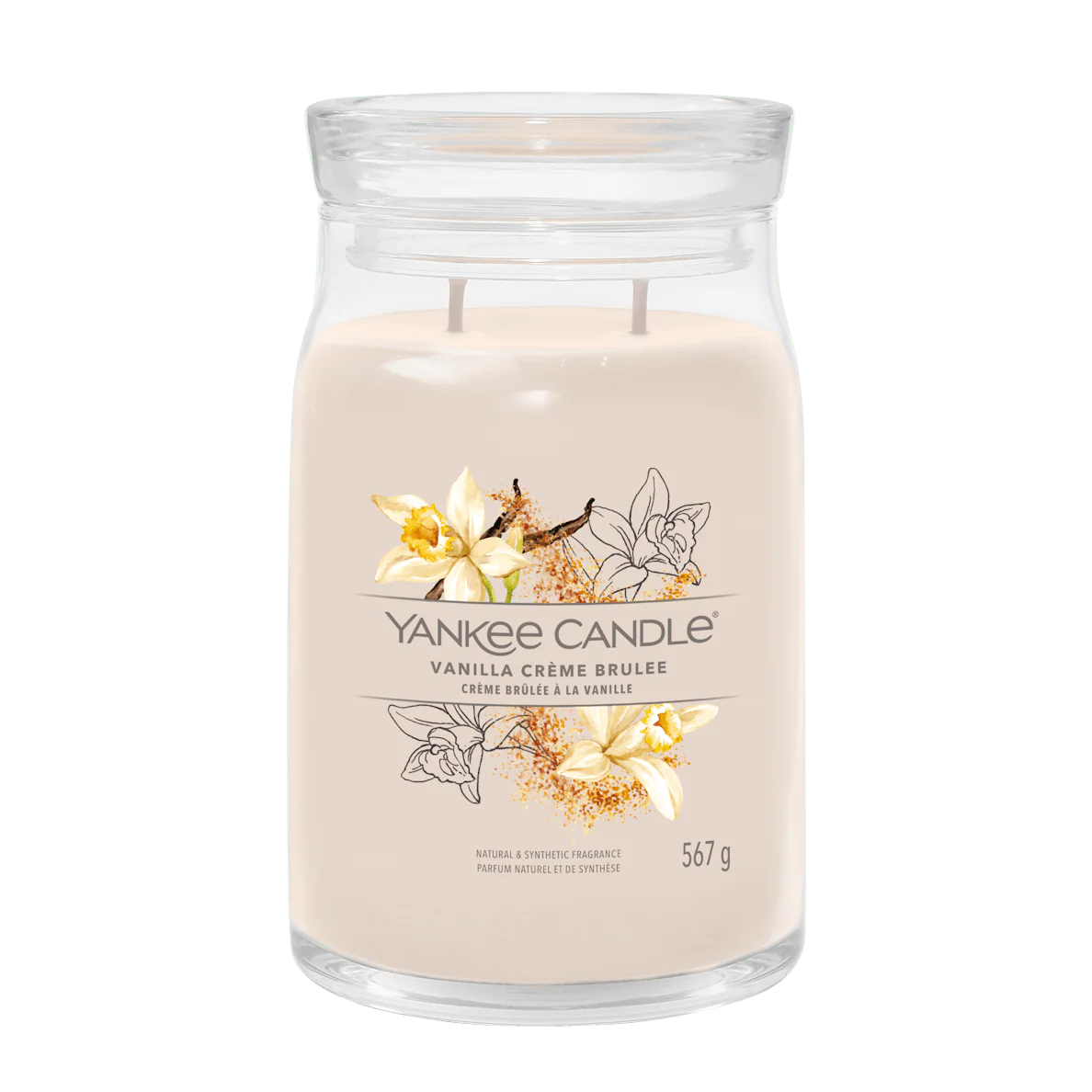Vanilla Crème Brûlée Signature Large Jar Yankee Candle 567g
