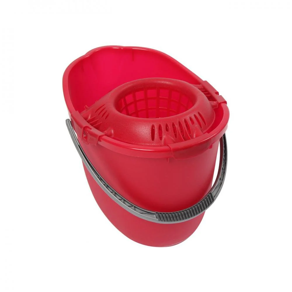 Varian Mop Bucket with Wringer Red - 15 Litre