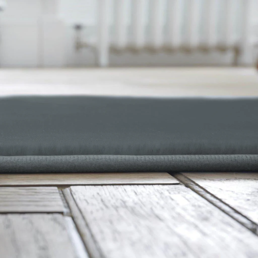 Velvet Touch Rug 120 x 170cm Charcoal - Image 3