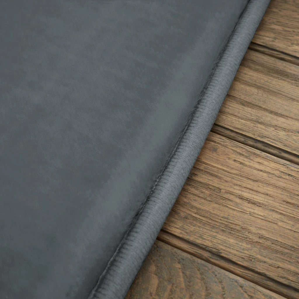 Velvet Touch Rug 120 x 170cm Charcoal - Image 5